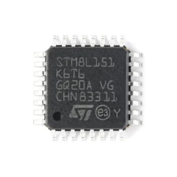 10 шт./лот STM8L151K6T6 LQFP-32 8-разрядные микроконтроллеры - MCU 8-разрядная сверхнизкая вспышка MCU 32 КБ Рабочая температура: -40 C-+ 85 C