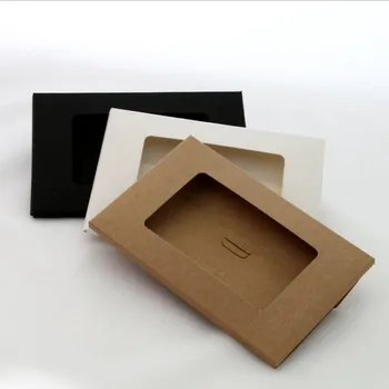 10 шт./лот, Крафт-бумага, средний выдолбленный сложенный конверт, Подарочная поздравительная открытка с фотографией, упаковочная сумка 1