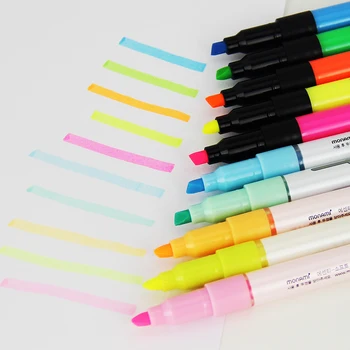 10 шт. маркеры для студенческого офиса, цветные маркеры, ручка для граффити, яркие цвета, мягкие, легко носить с собой, бесплатная доставка