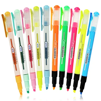 10 шт. маркеры для студенческого офиса, цветные маркеры, ручка для граффити, яркие цвета, мягкие, легко носить с собой, бесплатная доставка 1