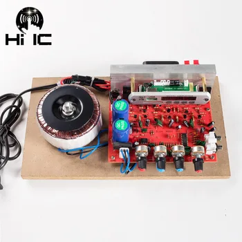 2,1-канальный Bluetooth Домашний усилитель сабвуфера высокой мощности HiFi Аудио DIY 300 Вт AC 220 В