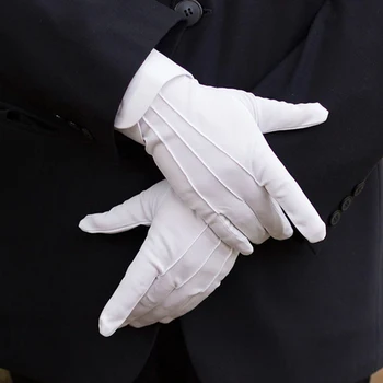 2022 Новые Белые Официальные Перчатки, Тактические перчатки, Смокинг, Парад Почетного Караула, Санта, Мужские Инспекционные Зимние перчатки, 1 пара