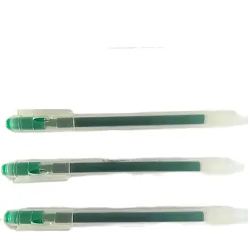 3ШТ Зеленых Выдвижных Стираемых Гелевых Ручек Clicker Fine Point 0,7 мм Разных Цветных Чернил для Рисования
