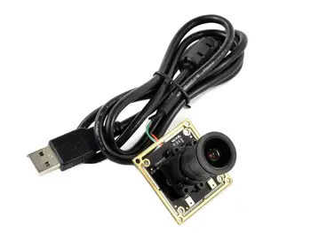 5-мегапиксельная USB-камера Waveshare IMX335 (A), 5 Мп, 2592 * 1944, Большая диафрагма, Запись видео 2K, подключи и играй, без драйвера