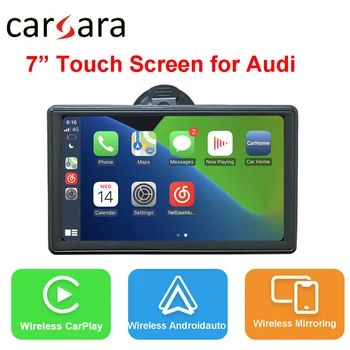 7 ”Универсальный Портативный CarPlay Беспроводной Androidauto для Audi A1 A3 A4 A5 A6 A7 A8 Q2 Q3 Q5 Q7 Q8 R8 GT Автомобильный Сенсорный экран