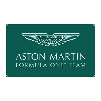 90x150 см Флаг Aston Martins Formula One Race Alonso 14 с принтом из полиэстера для гаража или наружного украшения, Баннер, Гобелен