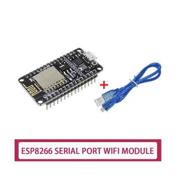 ESP8266 CP2102 Плата разработки + USB-кабель ESP-12E MCU ESP8266 Nodecu Lua V3 Интернет Вещей WIFI Плата Разработки 0