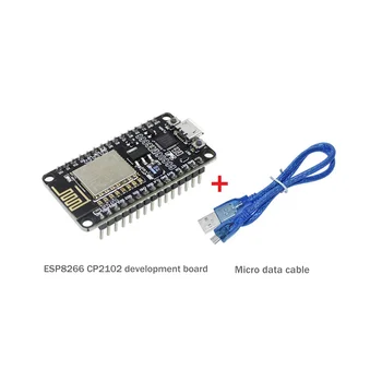 ESP8266 CP2102 Плата разработки + USB-кабель ESP-12E MCU ESP8266 Nodecu Lua V3 Интернет Вещей WIFI Плата Разработки 1