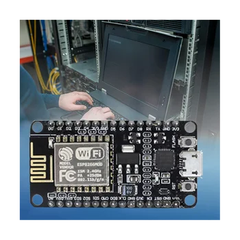 ESP8266 CP2102 Плата разработки + USB-кабель ESP-12E MCU ESP8266 Nodecu Lua V3 Интернет Вещей WIFI Плата Разработки 3