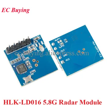 HLK-LD016 5,8 G Радарный модуль для обнаружения движущихся объектов человеческого тела Модуль датчика LD016 на основе FCC CE RS SRRC