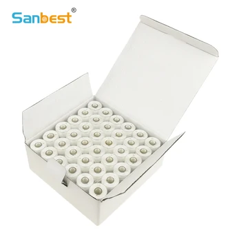 Sanbest Class 15 Предварительно Намотанные Бобины Нитки Для Машинной Вышивки Белые Нитки Высокой прочности 60s/2 A Размер TH00055