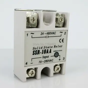 SSR-10AA однофазный переменный ток 10A 480V твердотельное реле 10AA SSR