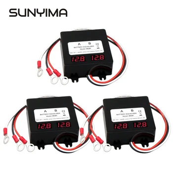 SUNYIMA 3 шт. Аккумуляторный Эквалайзер для двух Частей 12 В Гелевый AGM Свинцово-кислотный HA01 HC01 Балансировщик напряжения Свинцово-Кислотное зарядное Устройство Регулятор