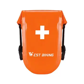 WEST BIKING Аптечка Первой помощи, Велосипедная сумка, Принадлежности для неотложной медицинской помощи, Водонепроницаемая сумка для экстренной помощи, Легкая сумка для заднего сиденья велосипеда