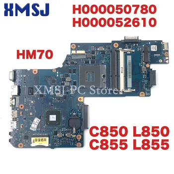 XMSJ Для Toshiba Satellite C850 L850 C855 L855 Материнская плата Ноутбука SJTNV HM70 DDR3 Бесплатный процессор H000050780 H000052610