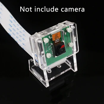 Акриловый держатель мини-камеры Ov5647, Прозрачный Кронштейн для веб-камеры Raspberry Pi 3, камера