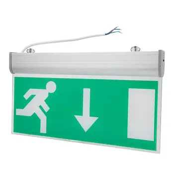 Акриловый светодиодный знак аварийного выхода, световой индикатор безопасности при эвакуации 110-220 В