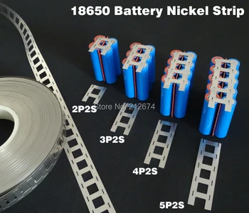 Бесплатная Доставка 18650 батарея никелевая полоса литиевая батарея чистая никелевая пластина 2P2S 3P2S 4P2S 5p2s 6p2s 8p2s 9p2s 10P2S никелевый ремень