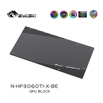 Блок графического процессора Bykski, Для HP GeForce RTX 3060TI, С радиатором жидкостного охлаждения видеокарты, полностью закрывающим объединительную плату, N-HP3060TI-X 4