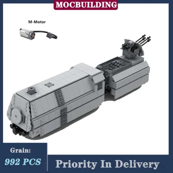 Броневик MOC Motor Vehicle BR-57 Mit Flak Model Block Assembly Военная Коллекция, Серия Игрушек, Подарки 0