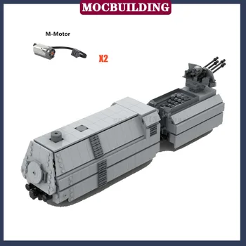 Броневик MOC Motor Vehicle BR-57 Mit Flak Model Block Assembly Военная Коллекция, Серия Игрушек, Подарки 2