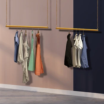 Вешалки для одежды на цепочке из 2 предметов (90 см), регулируемая по высоте вешалка для подвешивания свадебных платьев, витрина магазина домашней бутиковой одежды