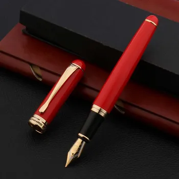 Высококачественная авторучка jinhao 750 китайский красный золотой elegante fude каллиграфическая ручка Бизнес Офис школьные принадлежности Письменные принадлежности
