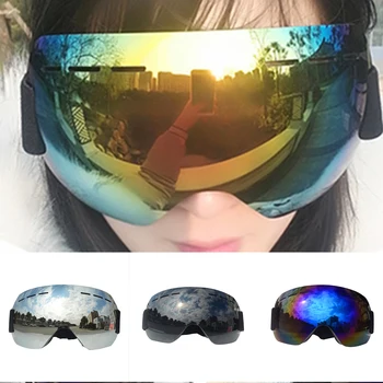 Горячие лыжные очки Ветрозащитные UV400 Противотуманные Лыжные очки Для катания на лыжах, Снегу, Мужчинах, женщинах, Сноубордических очках TY66 0