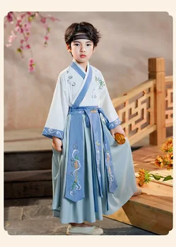 Детская Новогодняя одежда, Старинное студенческое платье Книжника, одежда для фотосъемки, Традиционный костюм, Китайская школьная одежда 2