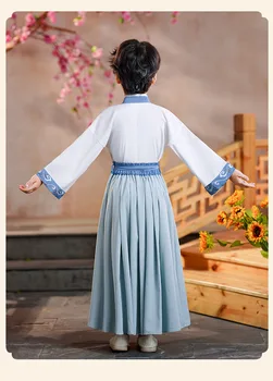 Детская Новогодняя одежда, Старинное студенческое платье Книжника, одежда для фотосъемки, Традиционный костюм, Китайская школьная одежда 5