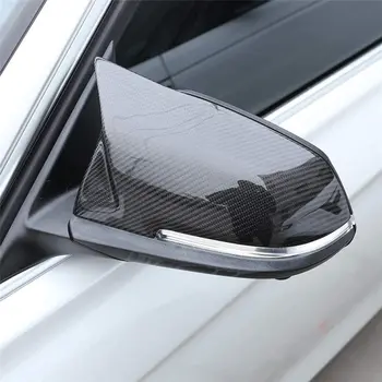 Для BMW 1 2 3 4 Серии 2013-2015 F20 F21 F22 F30 F31 F32 F33 Крышка Зеркала Заднего вида со вставкой из углеродного волокна 0