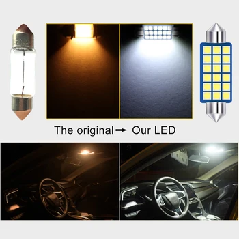Для Mitsubishi Outlander 3 2013 2014 2015-2018 2019 2020 2021 2022 phev 4 шт. Автомобильный светодиодный Внутренний Купольный Светильник Аксессуары для освещения багажника 2