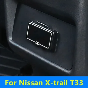 Для Nissan T33 X-trail 2022 2023 2024 Модификация защитной крышки USB, задний интерфейс USB, декоративная крышка, пылезащитный чехол для автомобиля
