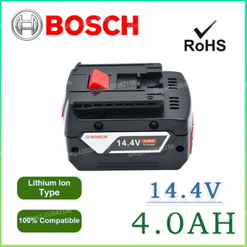 Замена литий-ионного аккумулятора Электроинструмента Bosch 14,4 В 4,0Ач GBH GDR GSR 1080 DDS180 BAT614G BAT607 BAT607G