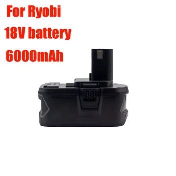 Заменить Беспроводной Электроинструмент Ryobi ONE18V BPL1820 P108 P109 P106 RB18L50 RB18L40 Литий-ионный аккумулятор 6000 мАч 18650.00 2