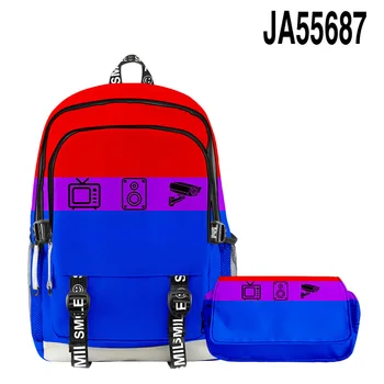 Игра из двух частей, Новый продукт Skibidi, Туалет, Школьная сумка для учащихся начальной и средней школы, рюкзак, пенал на плечо 3