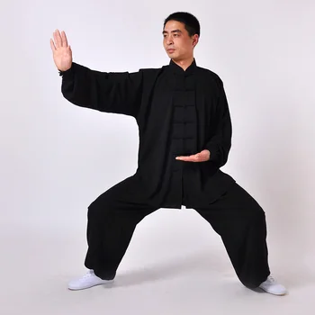 Китайская высококачественная дышащая одежда для Тайцзицюань, костюм для занятий боевыми искусствами, мужской костюм для занятий Тай-цзи