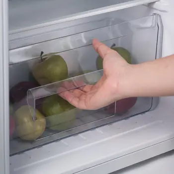 Классный компактный двухдверный холодильник CCRD32B с настоящей морозильной камерой, мини-холодильник объемом 3,2 кубических фута, черный 3