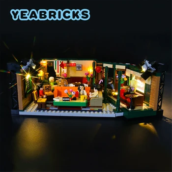 Комплект светодиодных ламп YEBRICKS для 21319, набор строительных блоков Central Perk (не включает модель), кирпичные игрушки для детей