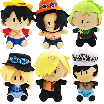 Кукла Bandai One Piece Luffy Chopper, Плюшевая игрушка, аниме-кукла, орнамент, подарок на День рождения для девочек, детей, мальчиков, Мягкие игрушки в виде животных
