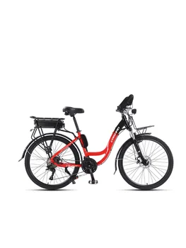 Литиевый Туристический велосипед 26-дюймовый Мопед из алюминиевого сплава для мужчин и женщин, удобный руль-бабочка, эффективный