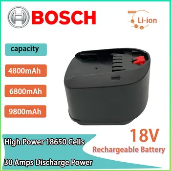 Литий-ионный аккумулятор Bosch 18V 9800 мАч PBA PSB PSR PSTBosch для инструментов для дома и сада (только для типа C) AL1830CV AL1810CV AL1815CV