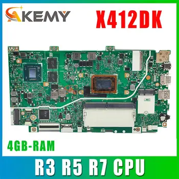 Материнская плата X412DK R412DA F412DA A412DA A412DK F412DK X412DA Материнская плата ноутбука R3 R5 R7 4 ГБ/оперативная память V2G ОСНОВНАЯ ПЛАТА Ноутбука