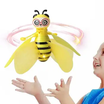 Мини-Дрон, индукция вручную, Пчелиный НЛО, игрушки для детей, Пчелиные дроны, подарки, Радиоуправляемый Вертолет, Квадрокоптер, Индукция Дрона, Сказочный летающий шар