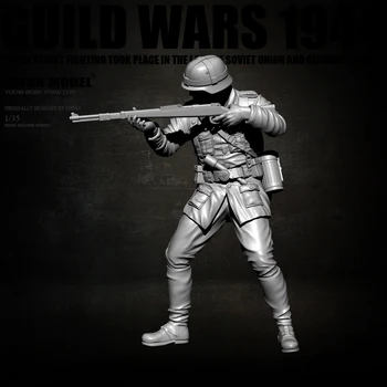 Модель YUFAN 1/35 наборы моделей солдата из смолы, бесцветные и самосборные YFWW-2179