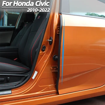 Модифицированная Civic 10-го поколения Уплотнительная прокладка для дверного зазора Автомобиля Звукоизоляционная прокладка Защитная уплотнительная прокладка автомобиля Глушитель Наружное оформление