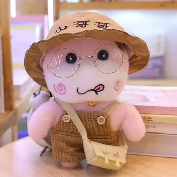 Новая милая корейская плюшевая игрушка Lalafanfan Розовая Корова, мягкая кукла крупного рогатого скота Kawaii, В шляпе, свитере, Комбинезоне, Игрушке-корове, Подушке, Декоре