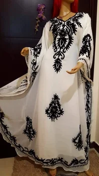 Новые марокканские кафтаны из Дубая, платье Фараша Абайя, очень необычное длинное платье