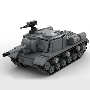 НОВЫЙ 749PCS WW2 Военный MOC ISU-152 штурмовая пушка Модель танка DIY творческие идеи высокотехнологичная детская игрушка в подарок Бронированный автомобильный блок