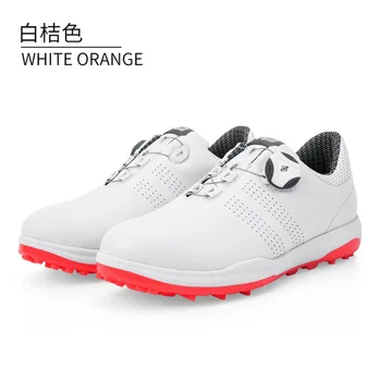 Обувь для гольфа PGM, Женская водонепроницаемая обувь, Вращающиеся шнурки, Обувь для гольфа, Противоскользящая обувь, кроссовки с шипами